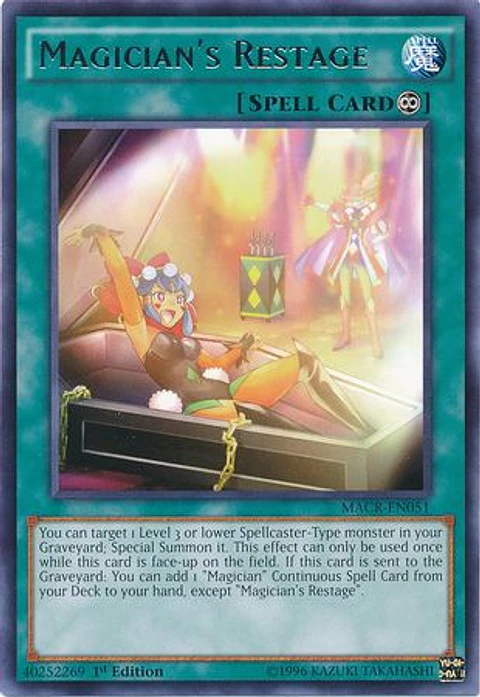 Magician's Restage - MACR-EN051 - Rare 