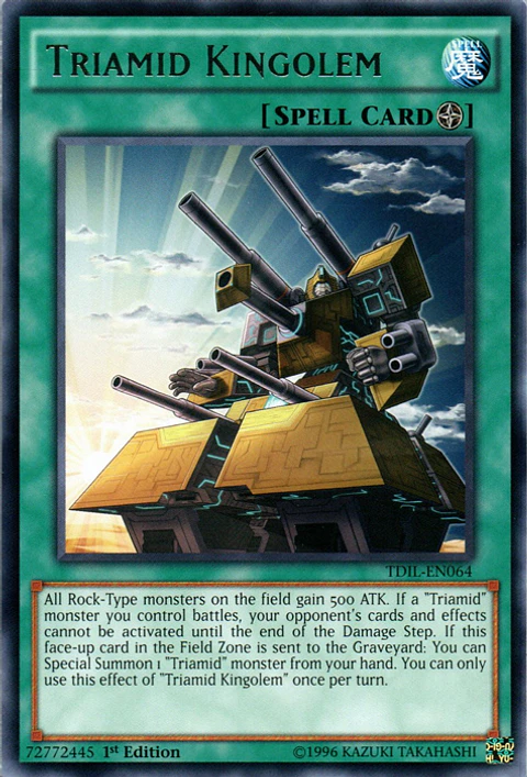 Triamid Kingolem - TDIL-EN064 - Rare 