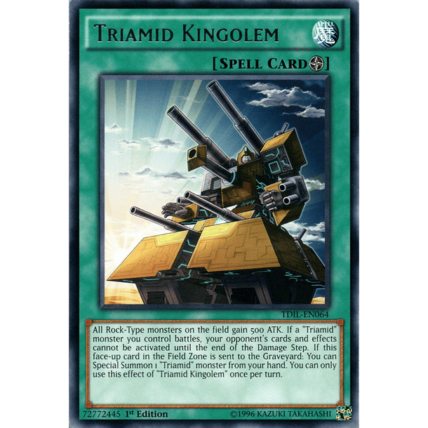 Triamid Kingolem - TDIL-EN064 - Rare 