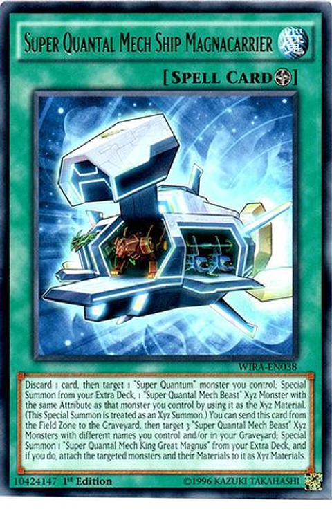 Super Quantal Mech Ship Magnacarrier - WIRA-EN038 - Rare