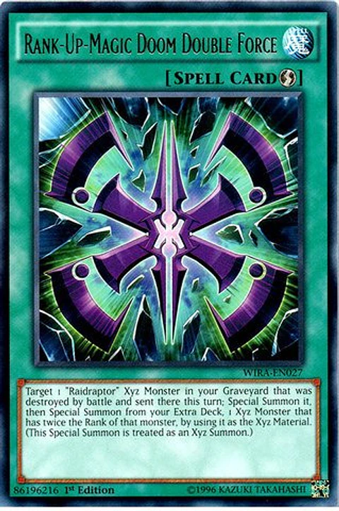 Rank-Up-Magic Doom Double Force - WIRA-EN027 - Rare