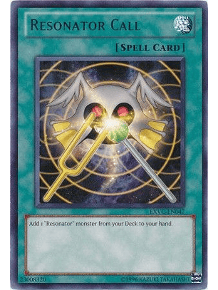 Resonator Call - EXVC-EN047 - Rare