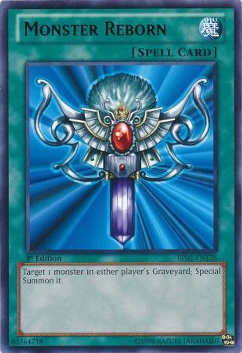 Monster Reborn - BP02-EN128 - Rare 
