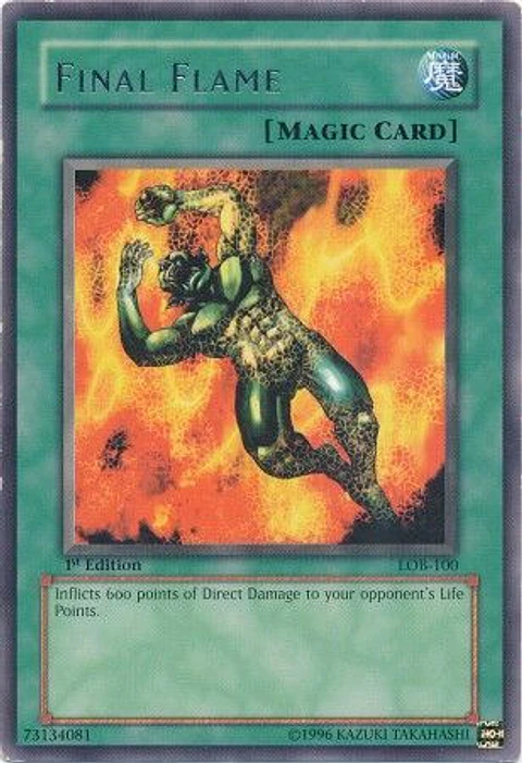 Final Flame - LOB-100 - Rare (español)