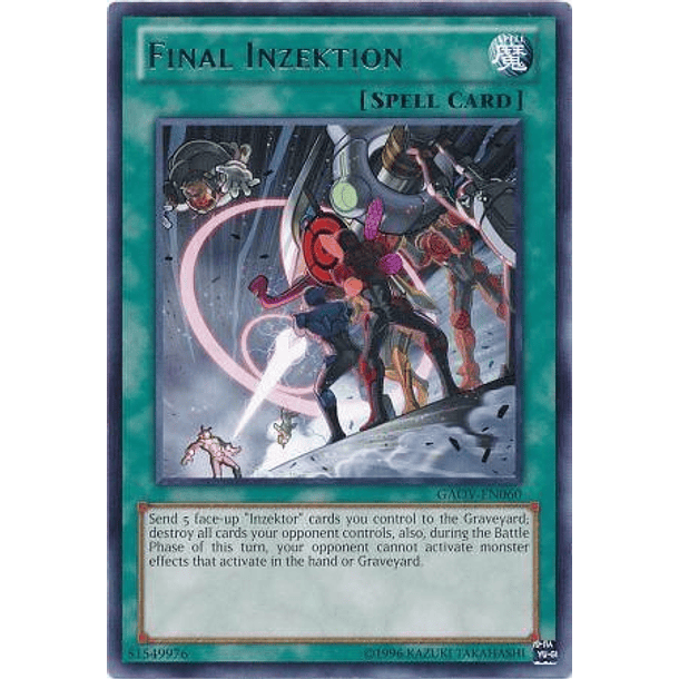Final Inzektion - GAOV-EN060 - Rare 