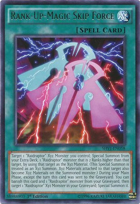Rank-Up-Magic Skip Force - SHVI-EN058 - Rare