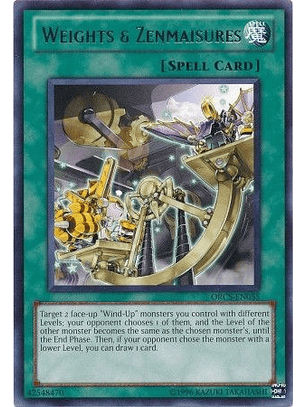 Weights & Zenmaisures - ORCS-EN055 - Rare