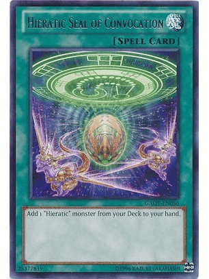 Hieratic Seal of Convocation - GAOV-EN056 - Rare