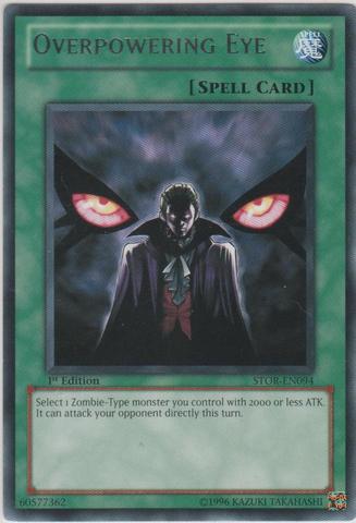 Overpowering Eye - STOR-EN094 - Rare 1