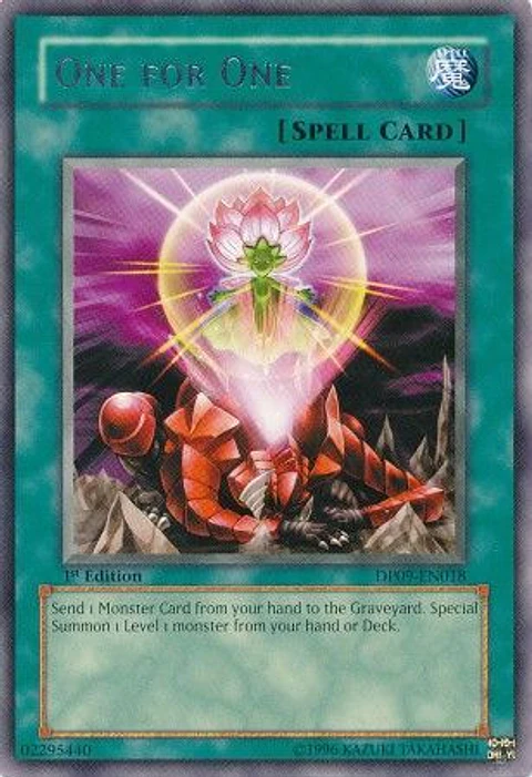One For One - DP09-EN018 - Rare (jugada)