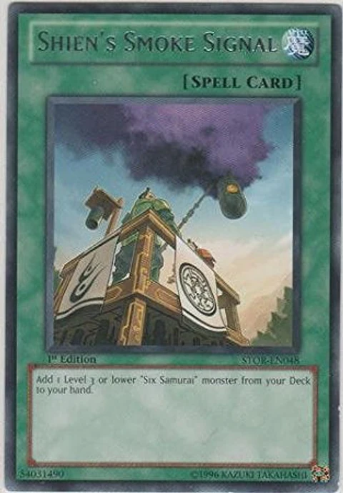 Shien's Smoke Signal - STOR-EN048 - Rare