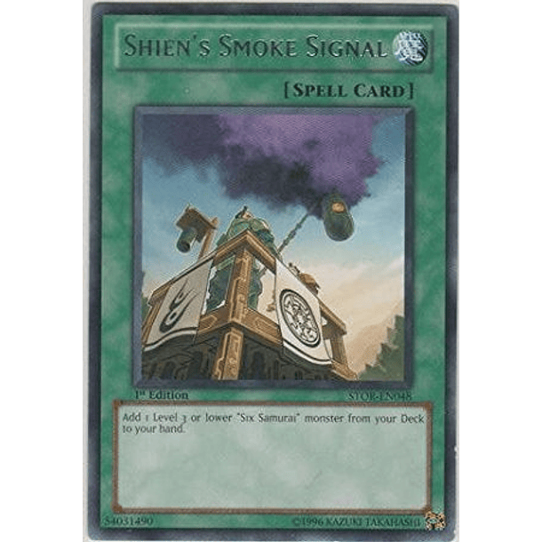 Shien's Smoke Signal - STOR-EN048 - Rare