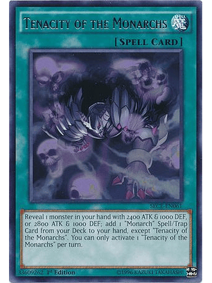 Tenacity of the Monarchs - SECE-EN061 - Rare