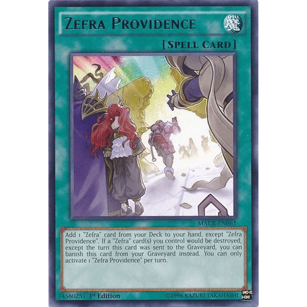 Zefra Providence - MACR-EN061 - Rare