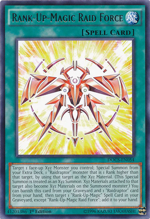Rank-Up-Magic Raid Force - DOCS-EN054 - Rare 