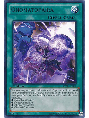Onomatopaira - LVAL-EN067 - Rare