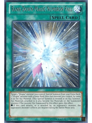 Rank-Down-Magic Numeron Fall - LVAL-EN060 - Rare