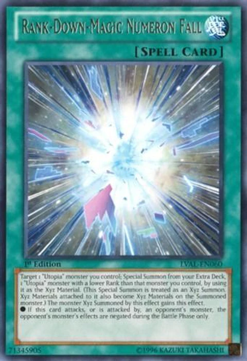 Rank-Down-Magic Numeron Fall - LVAL-EN060 - Rare