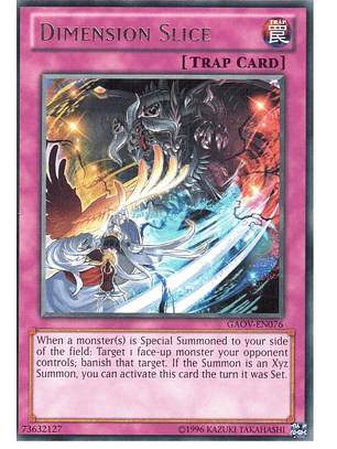 Dimension Slice - GAOV-EN076 - Rare 