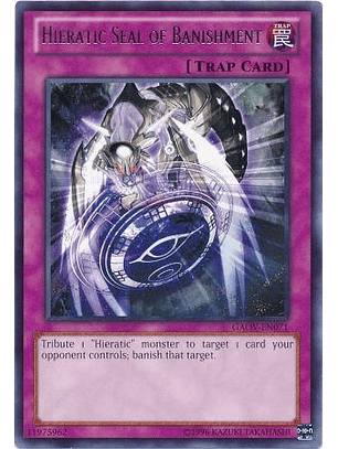 Hieratic Seal of Banishment - GAOV-EN071 - Rare