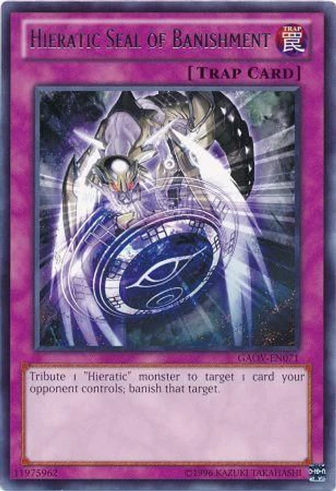 Hieratic Seal of Banishment - GAOV-EN071 - Rare