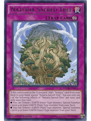Naturia Sacred Tree - NECH-EN076 - Rare
