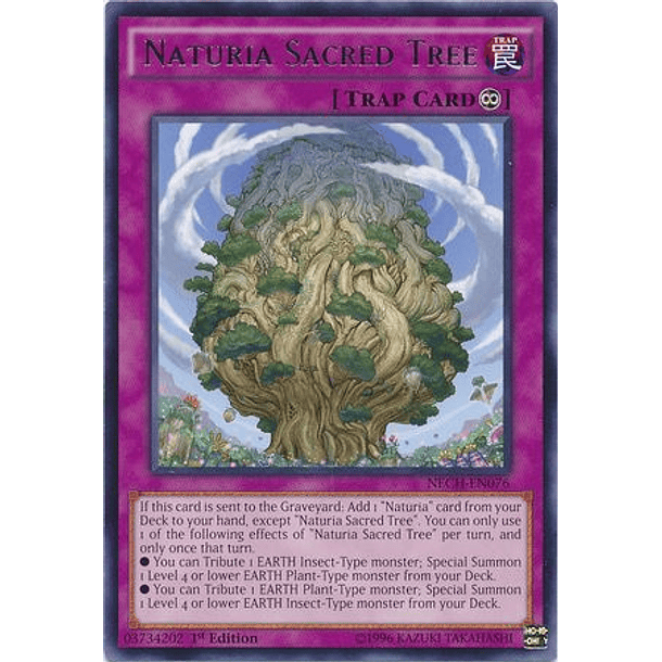 Naturia Sacred Tree - NECH-EN076 - Rare