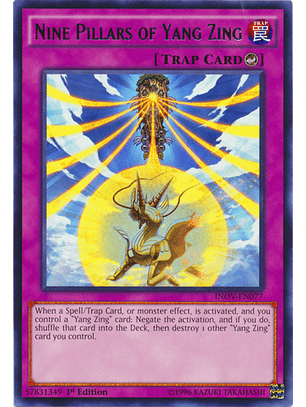 Nine Pillars of Yang Zing - INOV-EN077 - Rare