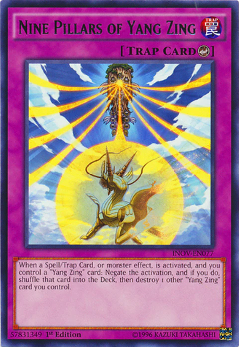 Nine Pillars of Yang Zing - INOV-EN077 - Rare