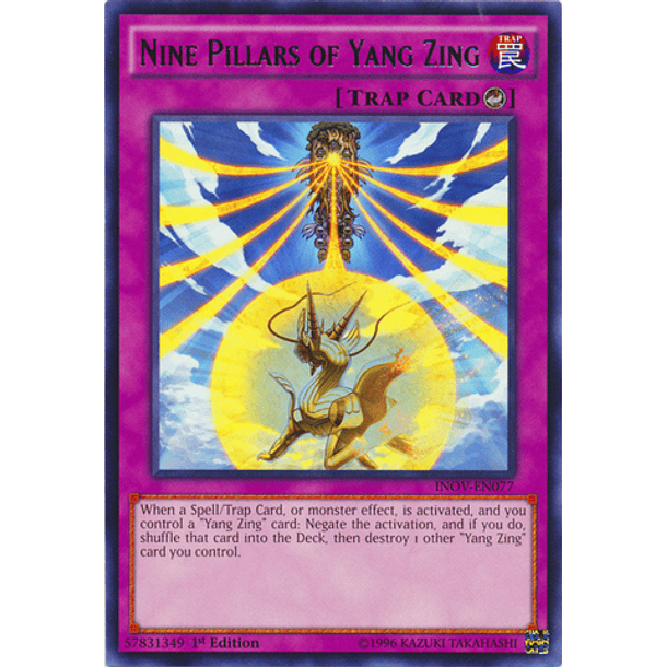 Nine Pillars of Yang Zing - INOV-EN077 - Rare
