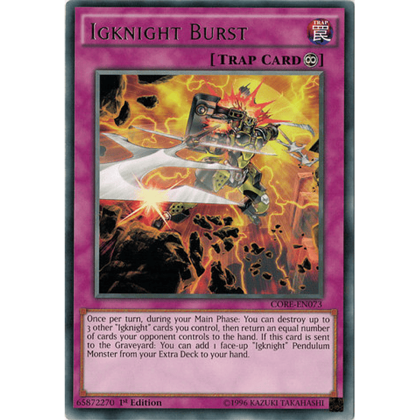 Igknight Burst - CORE-EN073 - Rare 