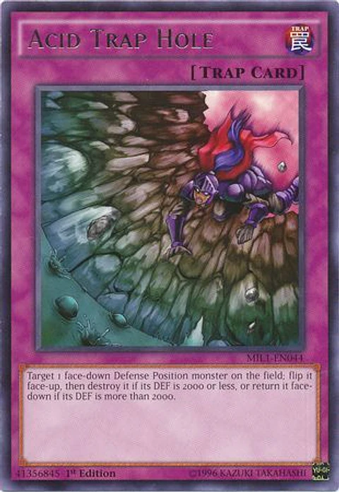 Acid Trap Hole - MIL1-EN044 - Rare