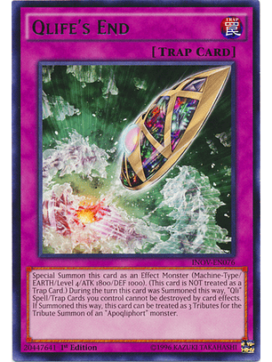 Qlife's End - INOV-EN076 - Rare