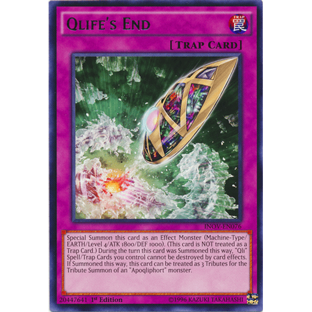 Qlife's End - INOV-EN076 - Rare