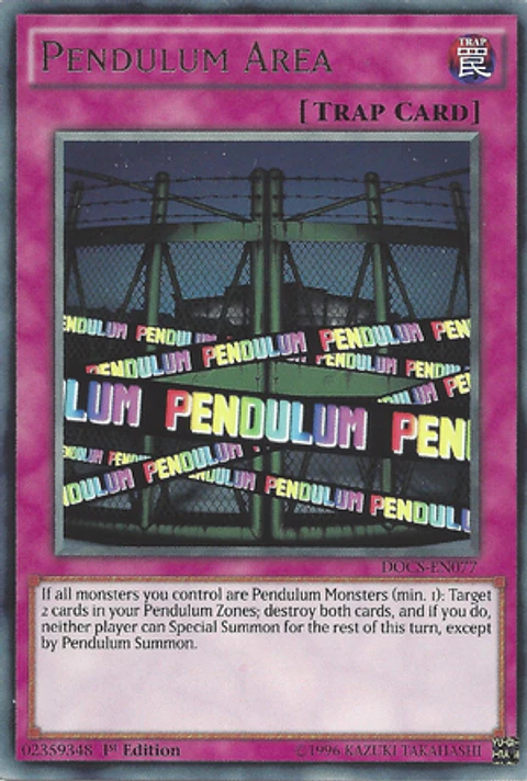 Pendulum Area - DOCS-EN077 - Rare