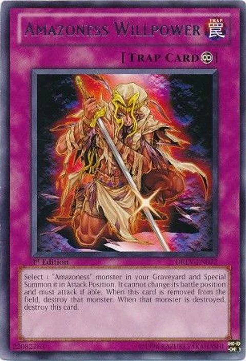 Amazoness Willpower - DREV-EN072 - Rare