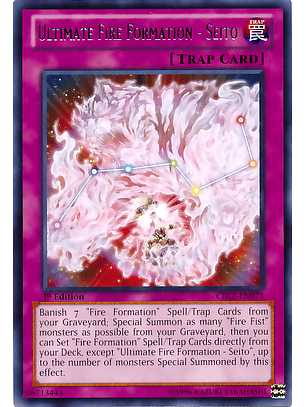 Ultimate Fire Formation - Seito - CBLZ-EN073 - Rare
