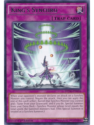 King's Synchro - DPDG-EN034 - Rare
