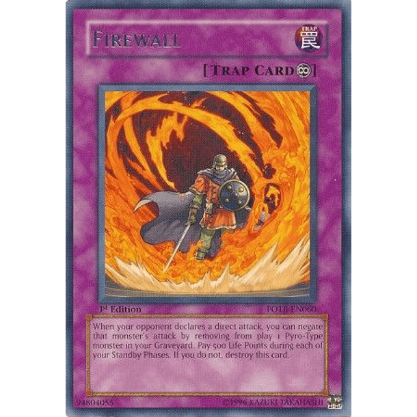 Firewall - FOTB-EN060 - Rare