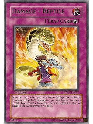 Damage = Reptile - TAEV-EN067 - Rare