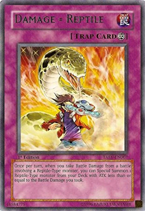 Damage = Reptile - TAEV-EN067 - Rare