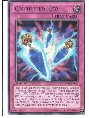 Corrupted Keys - JOTL-EN072 - Rare