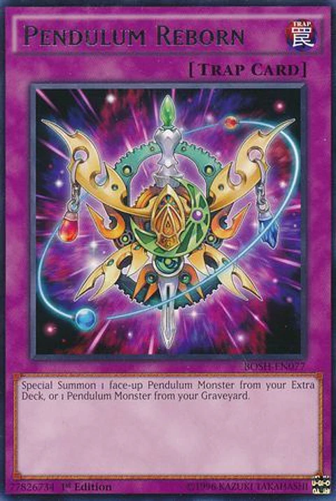 Pendulum Reborn - BOSH-EN077 - Rare