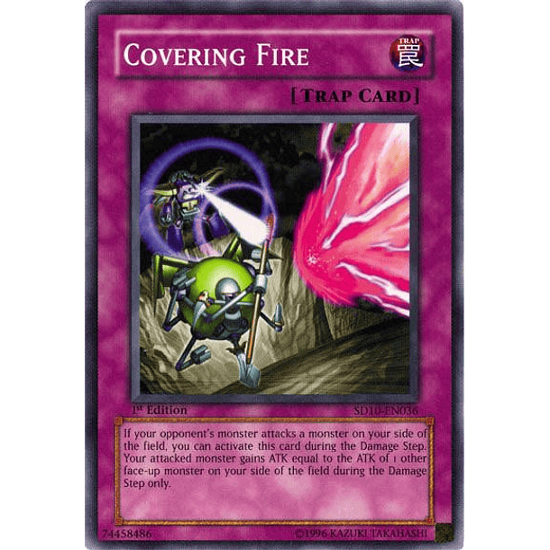 Covering Fire - DR3-EN120 - Rare
