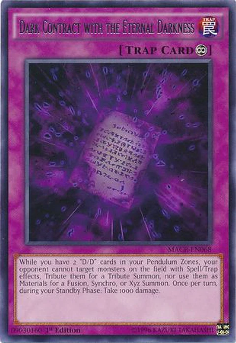 Dark Contract with the Eternal Darkness - MACR-EN068 - Rare 