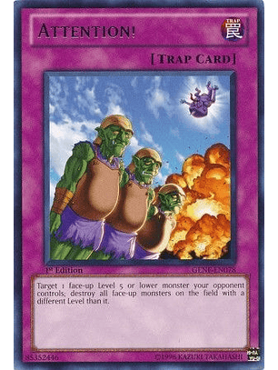 Attention! - GENF-EN078 - Rare
