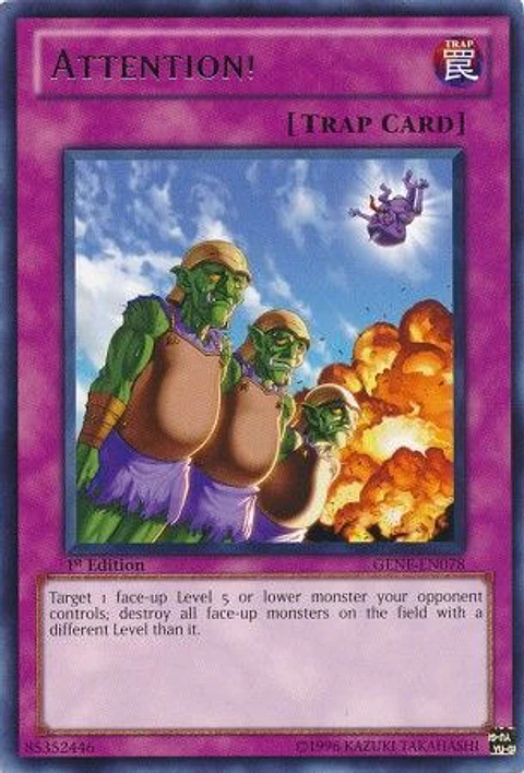 Attention! - GENF-EN078 - Rare