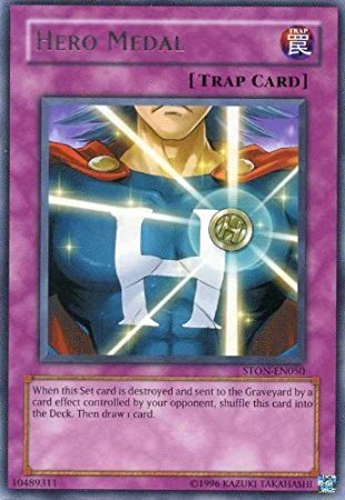 Hero Medal - STON-EN050 - Rare 1