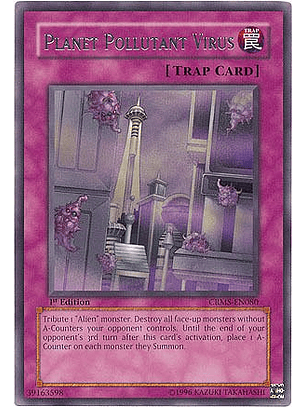 Planet Pollutant Virus - CRMS-EN080 - Rare