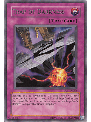 Trap of Darkness - TDGS-EN092 - Rare